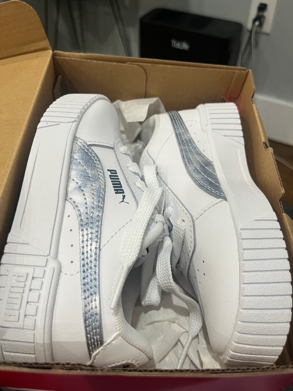 Puma Red SoftFoam+ Shoe Box with White Logo